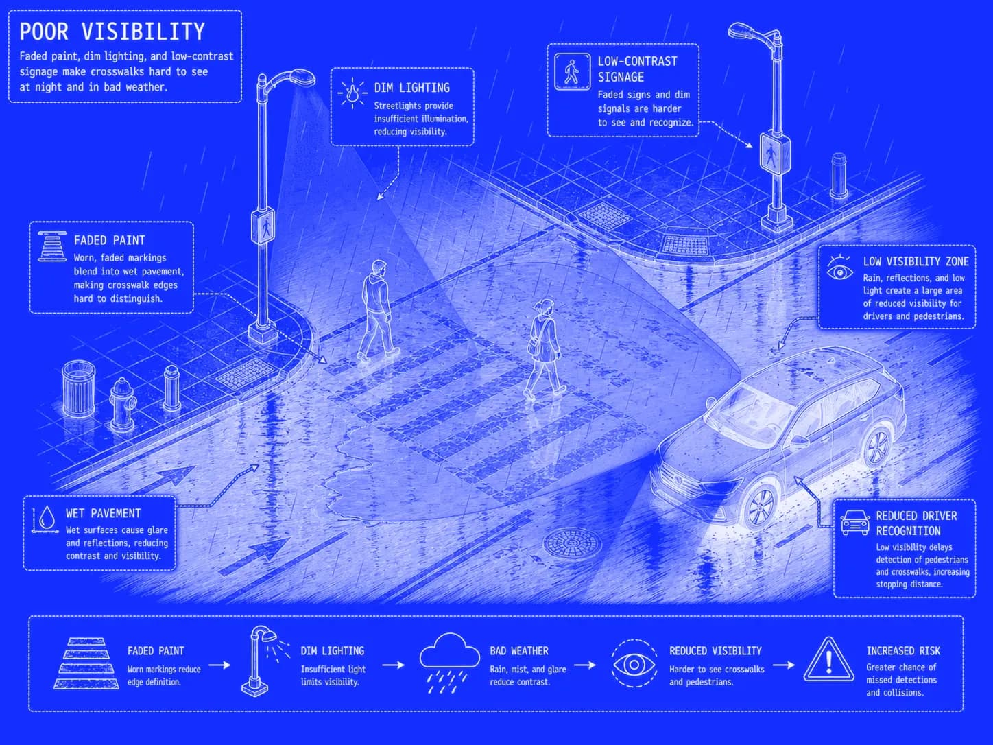 Panel: Poor visibility